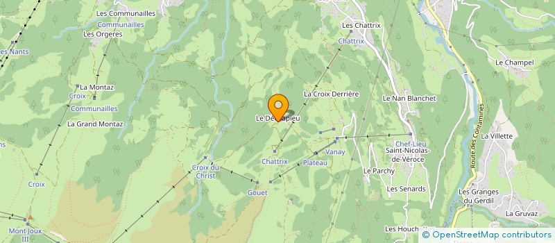 localisation de l'entreprise MADAME MICHELINE CUIDET  SAINT-GERVAIS-LES-BAINS