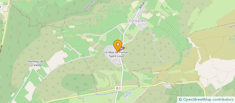 localisation de l'entreprise MADAME MICHELINE DE WITTE à FONTANES