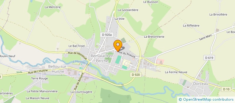localisation de l'entreprise MADAME MICHELINE DELACROIX à REMALARD-EN-PERCHE