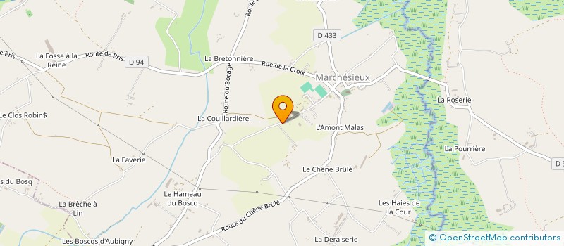 localisation de l'entreprise MADAME MICHELINE DELAHAYE à MARCHESIEUX