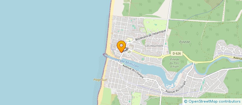 localisation de l'entreprise MADAME MICHELINE DELPEYROUX  MIMIZAN