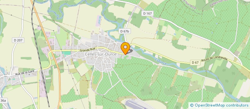localisation de l'entreprise MADAME MICHELINE DEVAUX à CELLES-SUR-OURCE