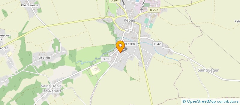 localisation de l'entreprise MADAME MICHELINE DEVILLIERS  REBAIS