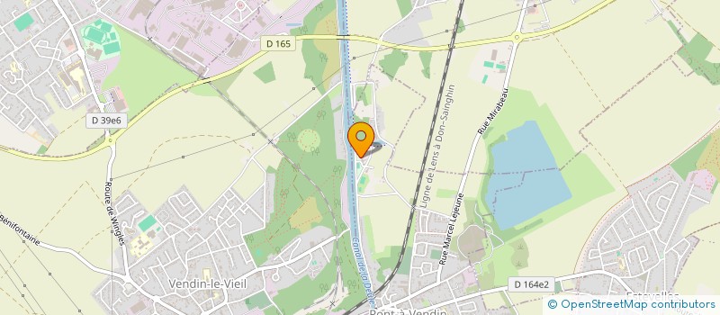 localisation de l'entreprise MADAME MICHELINE DIEVAL  PONT-A-VENDIN