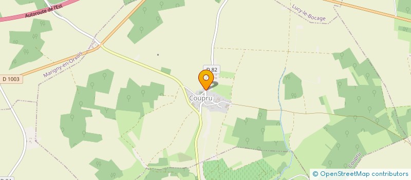 localisation de l'entreprise MADAME MICHELINE DRIEUX  COUPRU