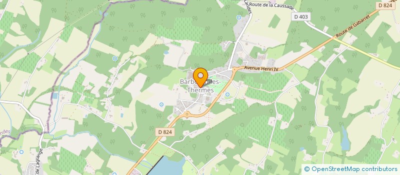 localisation de l'entreprise MADAME MICHELINE DUCOUSSO  CAZAUBON