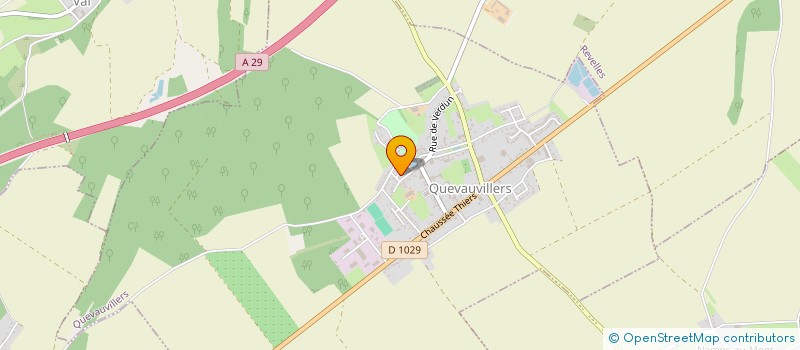 localisation de l'entreprise MADAME MICHELINE DUFOUR  QUEVAUVILLERS