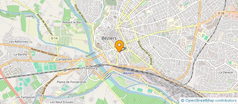 localisation de l'entreprise MADAME MICHELINE DULCISSE à BEZIERS