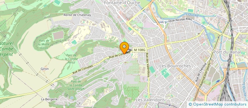 localisation de l'entreprise MADAME MICHELINE ETONNO à DIJON