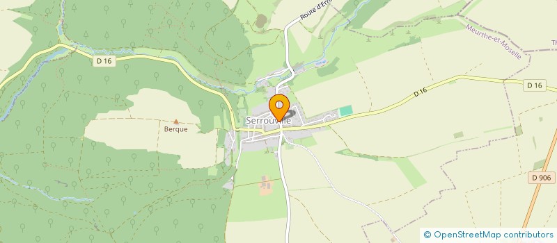 localisation de l'entreprise MADAME MICHELINE FEVRE  SERROUVILLE