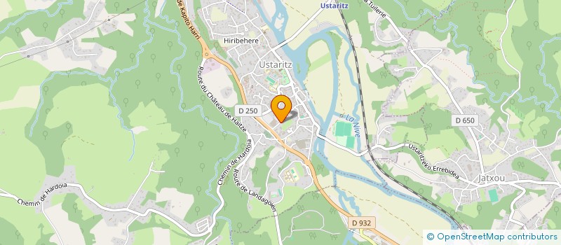 localisation de l'entreprise MADAME MICHELINE FORGET  USTARITZ