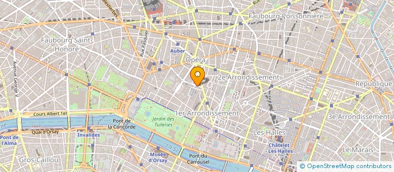 localisation de l'entreprise MADAME MICHELINE GARRIC à PARIS
