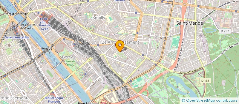 localisation de l'entreprise MADAME MICHELINE GAUCHER  PARIS