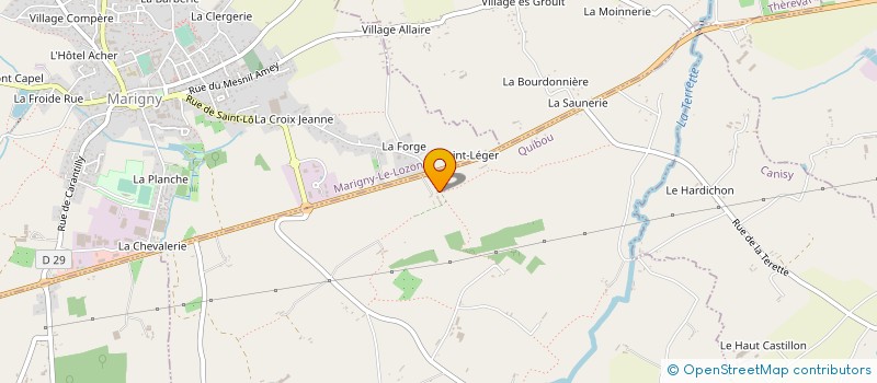 localisation de l'entreprise MADAME MICHELINE GENEST  QUIBOU