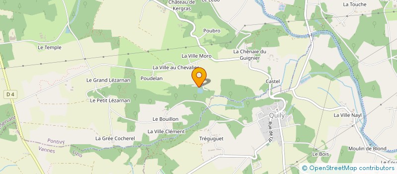 localisation de l'entreprise MADAME MICHELINE GENEST à SAINT-SERVANT