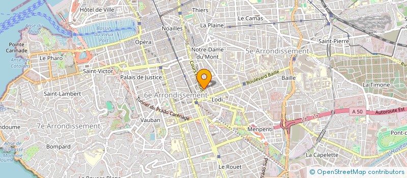 localisation de l'entreprise MADAME MICHELINE GHOZLAN à MARSEILLE