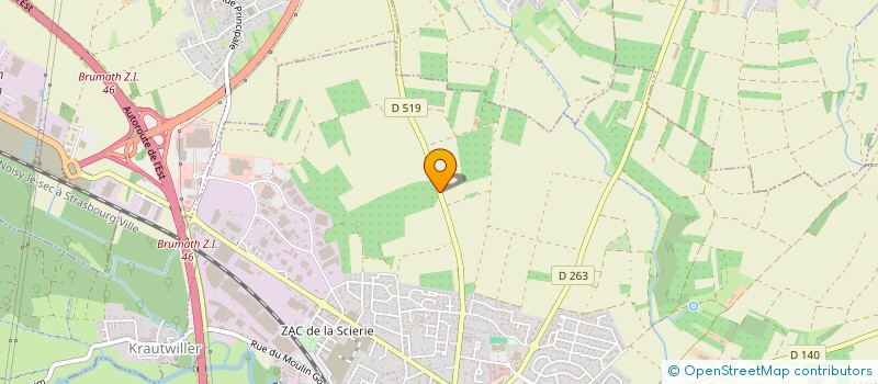 localisation de l'entreprise MADAME MICHELINE GLASSER  BRUMATH