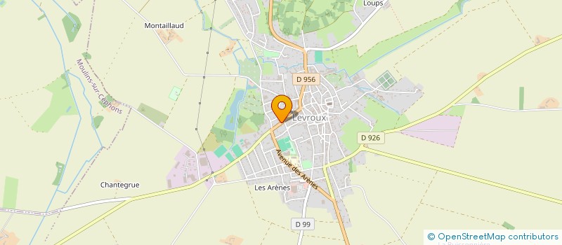 localisation de l'entreprise MADAME MICHELINE GODARD à LEVROUX