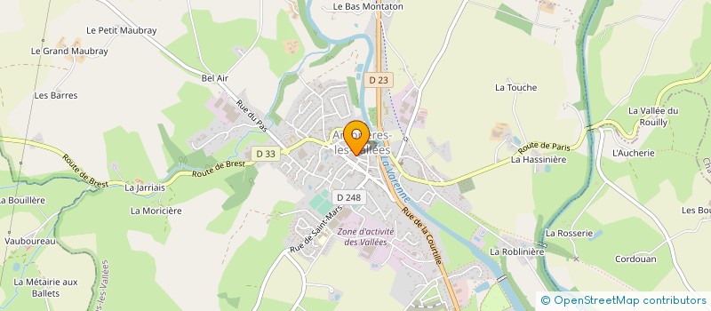 localisation de l'entreprise MADAME MICHELINE GRELIER à AMBRIERES-LES-VALLEES