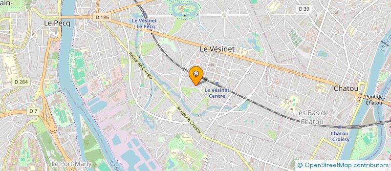 localisation de l'entreprise MADAME MICHELINE GRENIER  LE VESINET