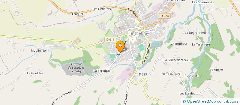 localisation de l'entreprise MADAME MICHELINE GRENOUILLOUX à TINCHEBRAY-BOCAGE