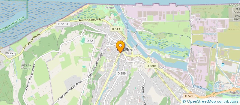 localisation de l'entreprise MADAME MICHELINE GROULT à HONFLEUR