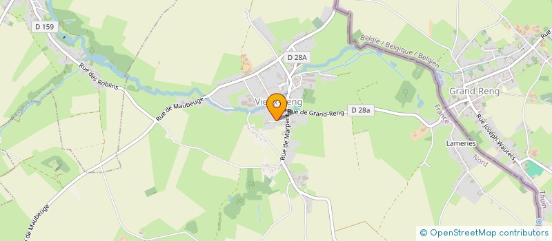 localisation de l'entreprise MADAME MICHELINE HALLARD  VIEUX-RENG