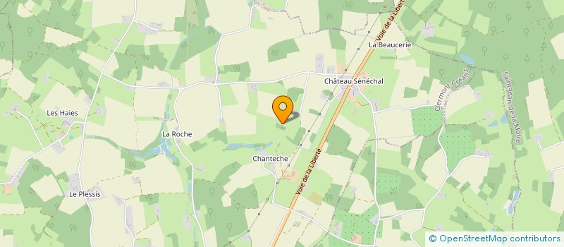 localisation de l'entreprise MADAME MICHELINE HAUTREUX  LA FLECHE