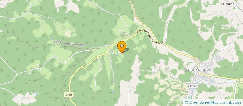 localisation de l'entreprise MADAME MICHELINE HERNANDEZ  SAINT-POMPON