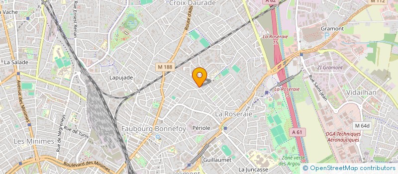 localisation de l'entreprise MADAME MICHELINE HOULES à TOULOUSE