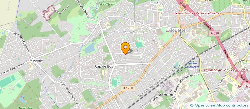 localisation de l'entreprise MADAME MICHELINE HUDELAINE  PESSAC