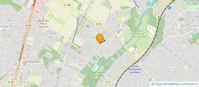 localisation de l'entreprise MADAME MICHELINE JALLERAT  VILLIERS-SUR-ORGE