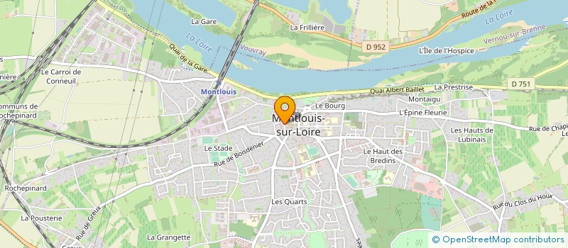 localisation de l'entreprise MADAME MICHELINE JOSEPH  TOURS