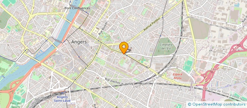 localisation de l'entreprise MADAME MICHELINE LABOSSAIS à ANGERS