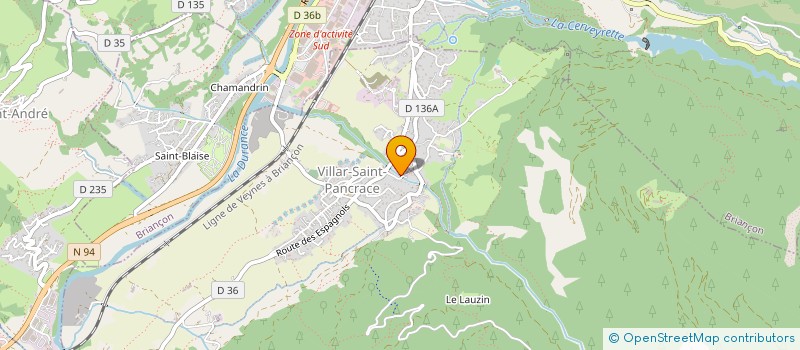 localisation de l'entreprise MADAME MICHELINE LAGIER-BRUNO  MONTGENEVRE