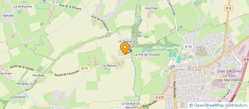 localisation de l'entreprise MADAME MICHELINE LAHAYE à TRACY-BOCAGE
