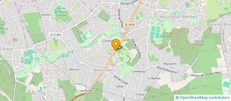 localisation de l'entreprise MADAME MICHELINE LASSERRE  GRADIGNAN