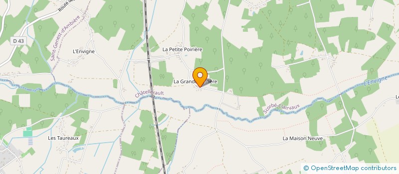 localisation de l'entreprise MADAME MICHELINE LEBLANC  SCORBE-CLAIRVAUX