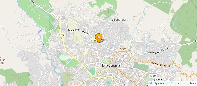 localisation de l'entreprise MADAME MICHELINE LECLAIRE  DRAGUIGNAN