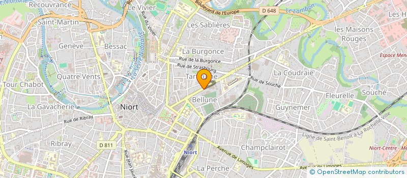 localisation de l'entreprise MADAME MICHELINE LECUYER à NIORT