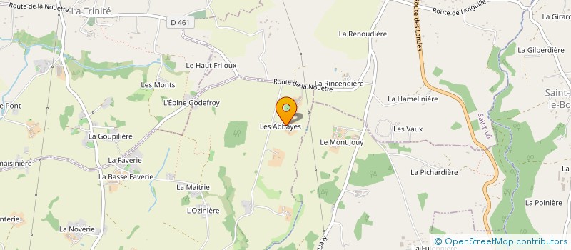 localisation de l'entreprise MADAME MICHELINE LEROUX à LA CHAISE-BAUDOUIN