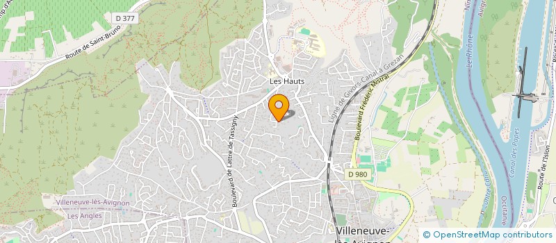 localisation de l'entreprise MADAME MICHELINE LIEUTARD  VILLENEUVE-LES-AVIGNON