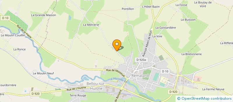 localisation de l'entreprise MADAME MICHELINE LUBIN à REMALARD-EN-PERCHE