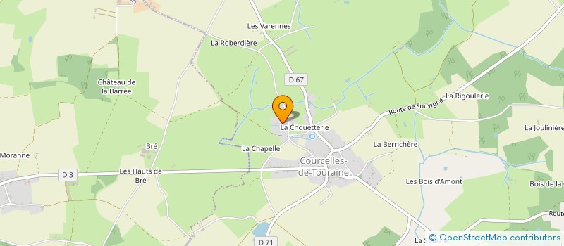 localisation de l'entreprise MADAME MICHELINE LUBINEAU à BRECHES