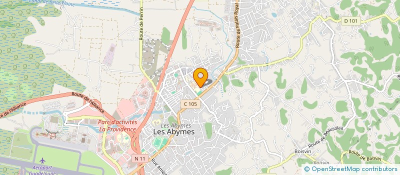 localisation de l'entreprise MADAME MICHELINE MANIJEAN à LES ABYMES