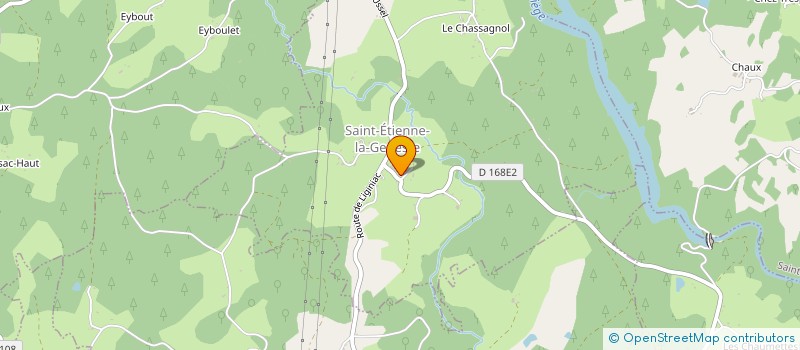 localisation de l'entreprise MADAME MICHELINE MARCHE  SAINT-ETIENNE-LA-GENESTE