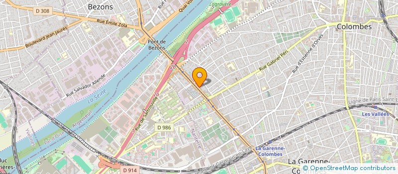 localisation de l'entreprise MADAME MICHELINE MARGOTONNE  PARIS