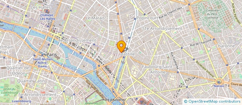 localisation de l'entreprise MADAME MICHELINE MARTIN  PARIS