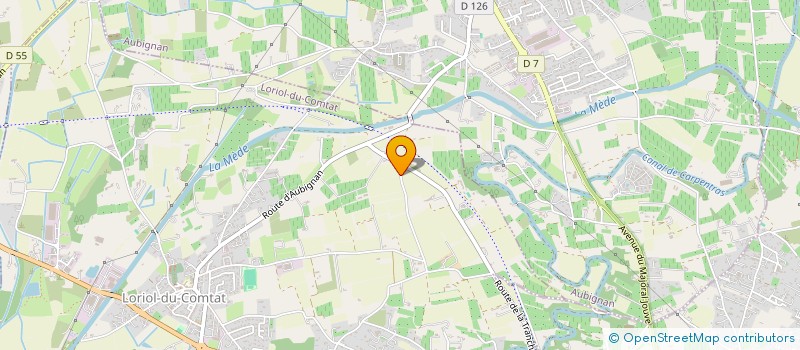 localisation de l'entreprise MADAME MICHELINE MARTINEZ  LORIOL-DU-COMTAT