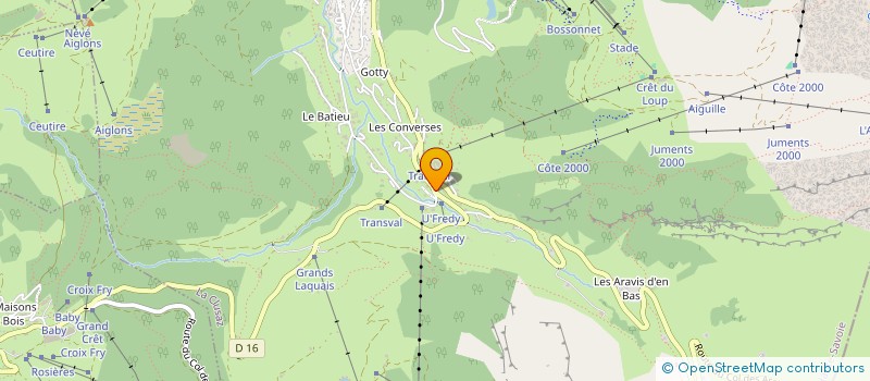 localisation de l'entreprise MADAME MICHELINE MASSON à LA CLUSAZ